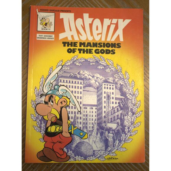 Asterix: The Mansions of the Gods Book 11 Goscinny & Uderzo 1993 Vintage Comic - Picture 1 of 3